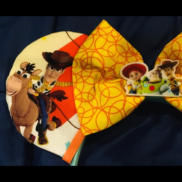 Toy Story Buzz and Woody Minnie Mouse DisneyEars. Bespoke,Boutique.New - Picture 3 of 3